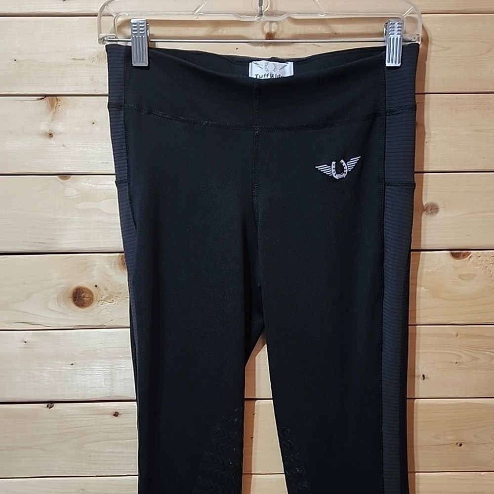 TuffRider Riding Pants Tights Size Small Charcoal Black